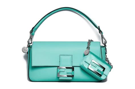 fendi x tiffany bag|Fendi blue baguette.